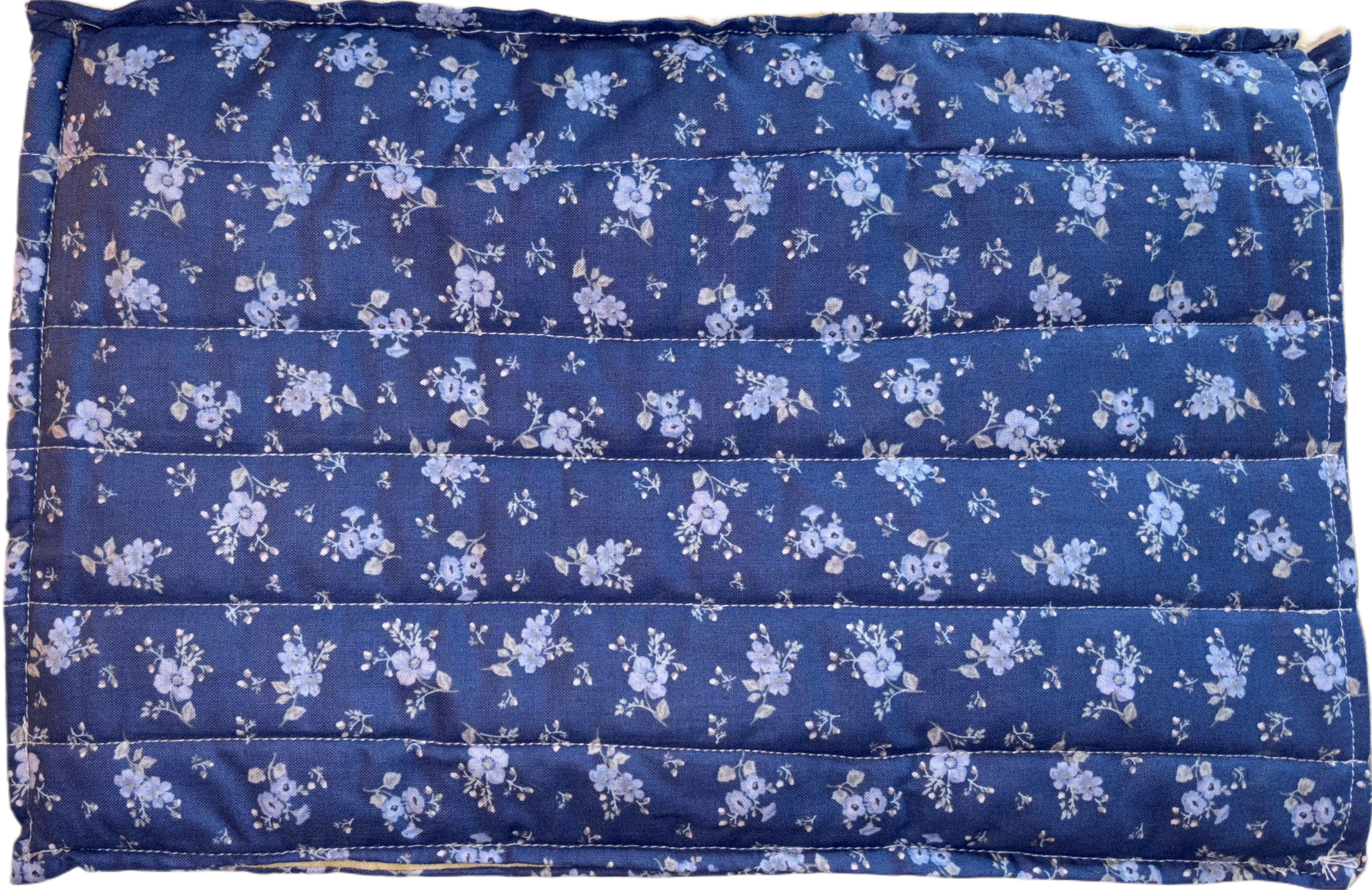 Blue floral laptop case